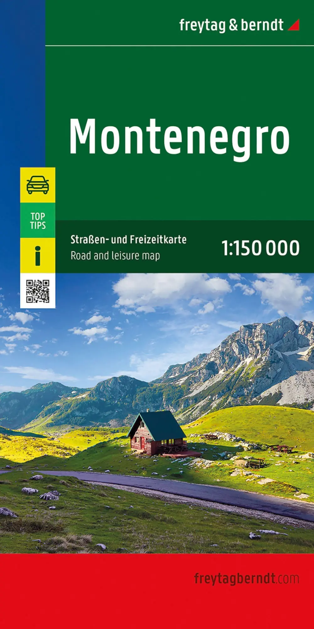 Cover: 9783707925074 | freytag &amp; berndt Straßenkarte Montenegro 1:150.000 | Freytag &amp; Berndt