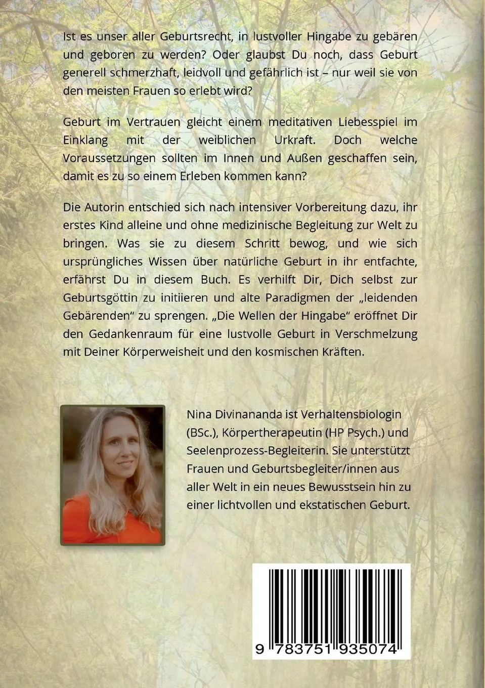 Rückseite: 9783751935074 | Wellen der Hingabe | Ekstatische Rückverbindung unter der Geburt