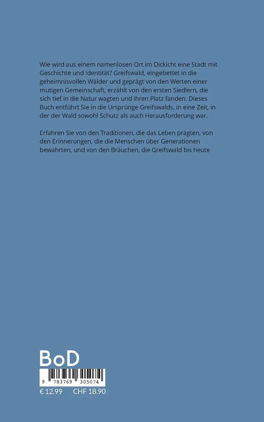 Rückseite: 9783769305074 | Wie Greifswald zu seinem Namen kam | Entstehung und Namensgebung