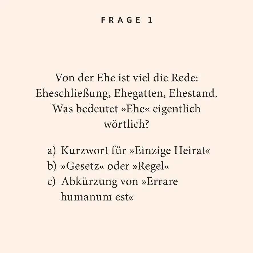 Bild: 9783899785074 | Hochzeit. Das Quiz | Birte Stährmann (u. a.) | Taschenbuch | 103 S.