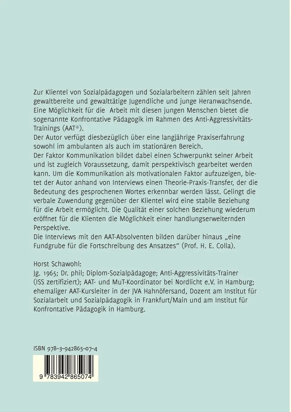 Rückseite: 9783942865074 | Kommunikation als motivationaler Faktor für die Arbeit mit...