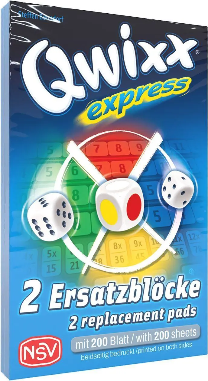 Cover: 4012426885174 | Qwixx - Express - Ersatzblöcke | NSV - Nürnberger Spielkarten Verlag