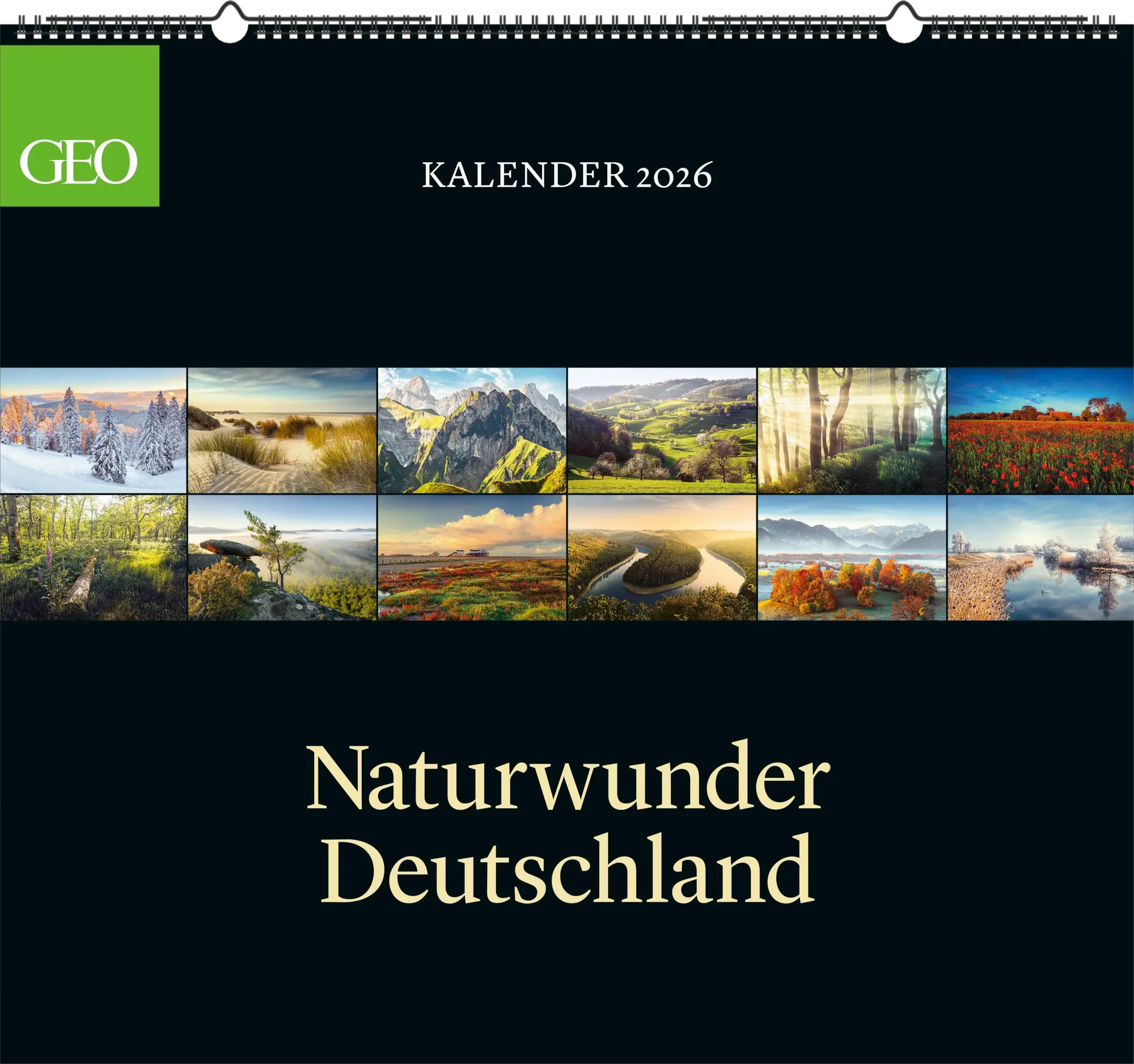 Cover: 4069095005174 | GEO Naturwunder Deutschland 2026 - Wandkalender im Format 60 x 55