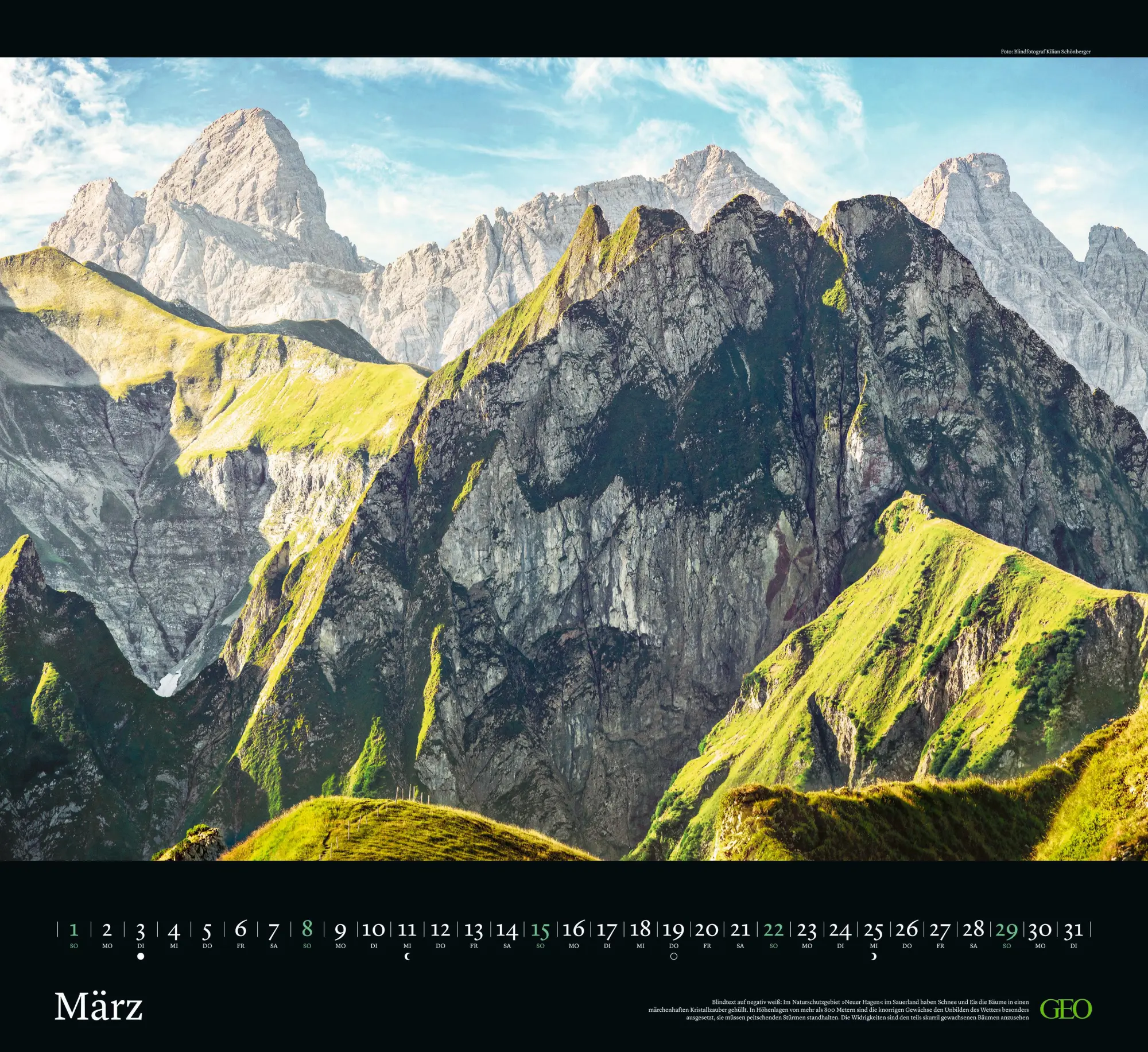 Bild: 4069095005174 | GEO Naturwunder Deutschland 2026 - Wandkalender im Format 60 x 55