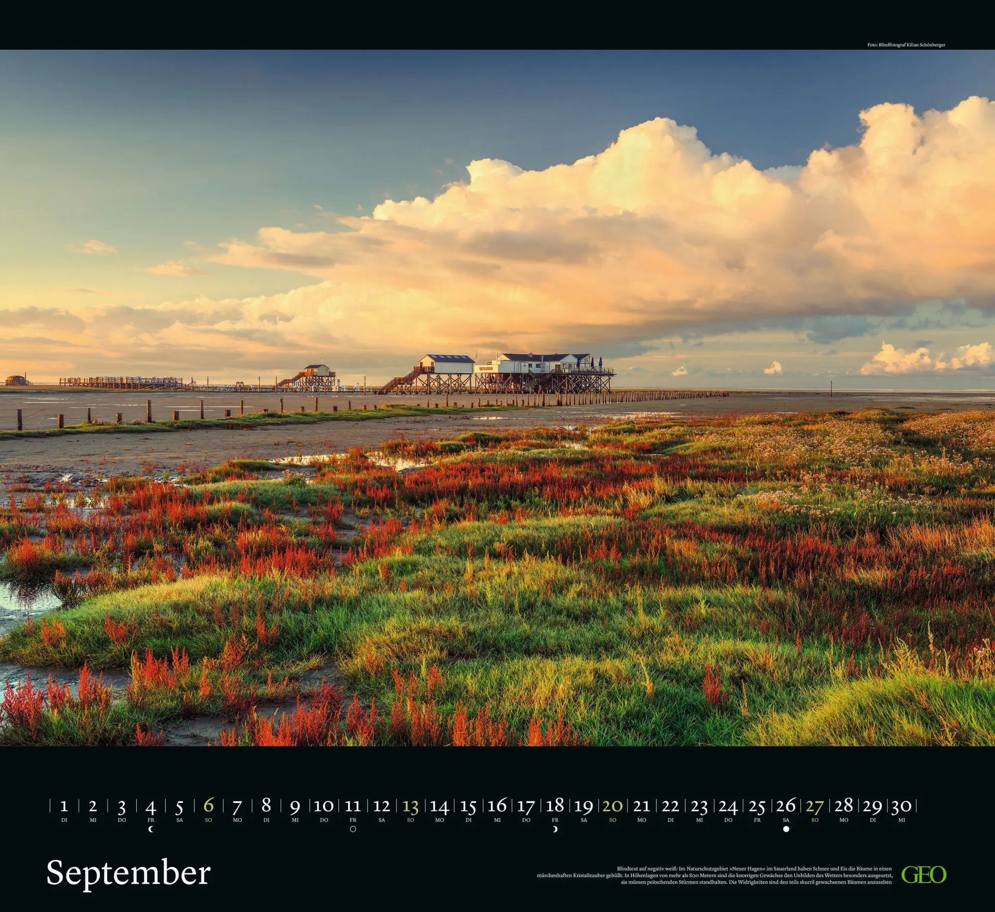 Bild: 4069095005174 | GEO Naturwunder Deutschland 2026 - Wandkalender im Format 60 x 55
