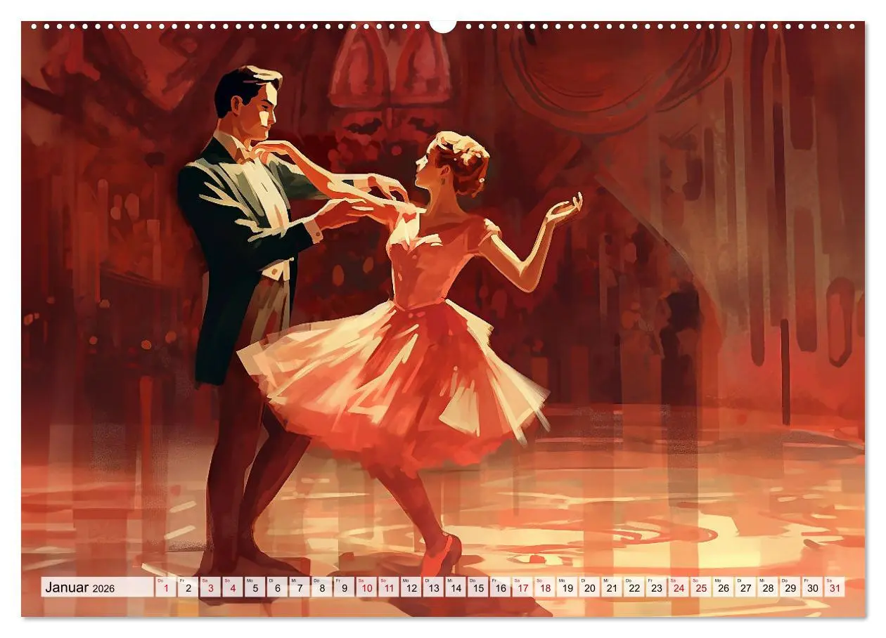 Bild: 9783457515174 | Tanz Leidenschaft in Bewegung (Wandkalender 2026 DIN A2 quer),...