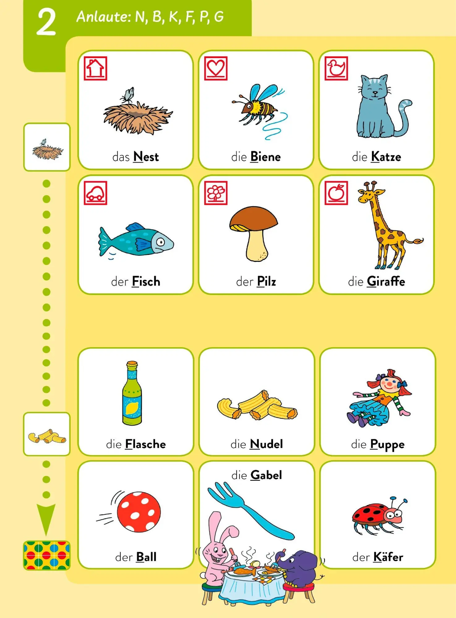 Bild: 9783837775174 | bambinoLÜK. Vorschule: Mein ABC mit Elefant und Hase | 4/5/6 Jahre