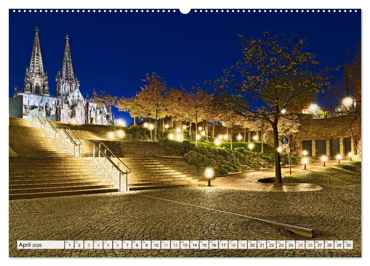 Bild: 9783457745274 | KÖLNER LICHTERZAUBER (Wandkalender 2026 DIN A2 quer), CALVENDO...