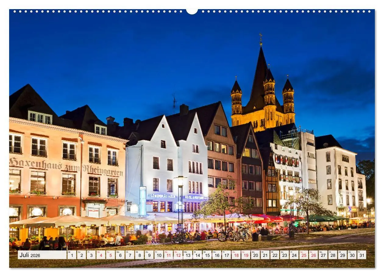 Bild: 9783457745274 | KÖLNER LICHTERZAUBER (Wandkalender 2026 DIN A2 quer), CALVENDO...