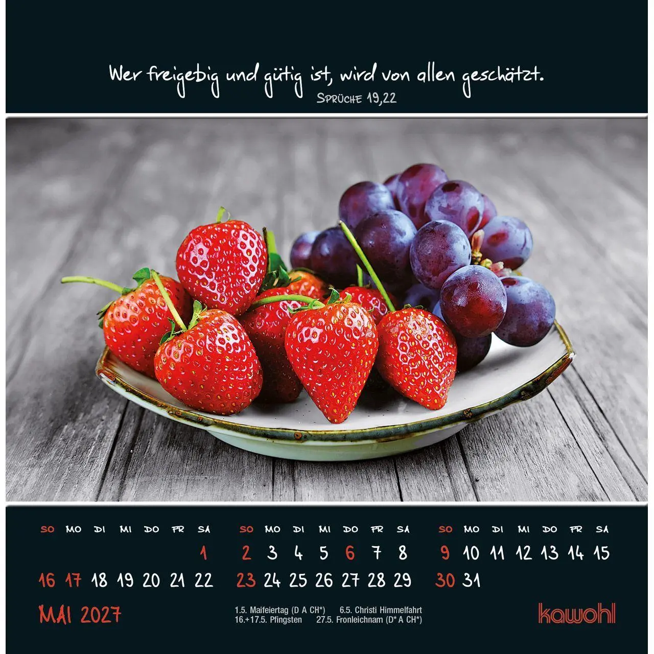 Bild: 9783754815274 | Kleine Wunder sehen 2027 | Postkarten-Kalender mit christlichen Texten