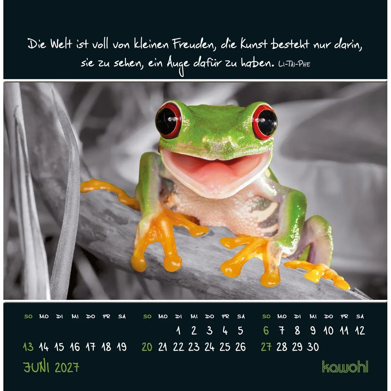 Bild: 9783754815274 | Kleine Wunder sehen 2027 | Postkarten-Kalender mit christlichen Texten