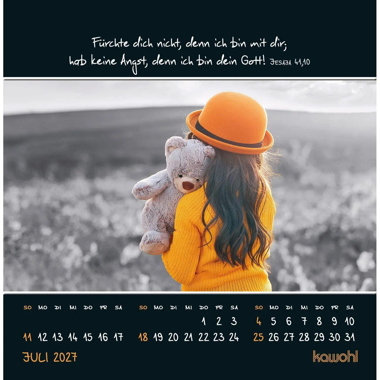 Bild: 9783754815274 | Kleine Wunder sehen 2027 | Postkarten-Kalender mit christlichen Texten