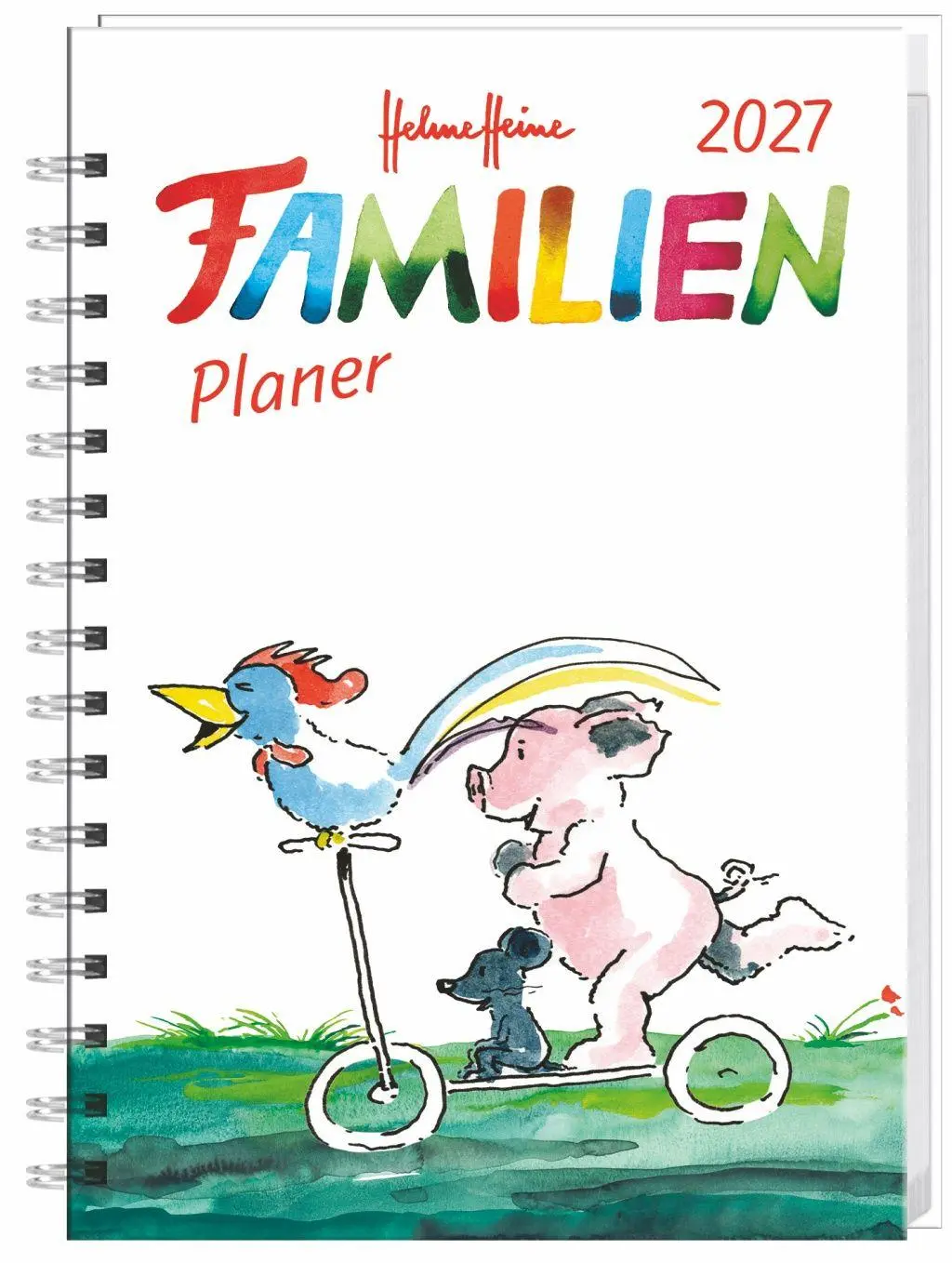 Cover: 9783756415274 | Helme Heine: Familienplaner-Buch A5 2027 | Heine Helme | Taschenbuch