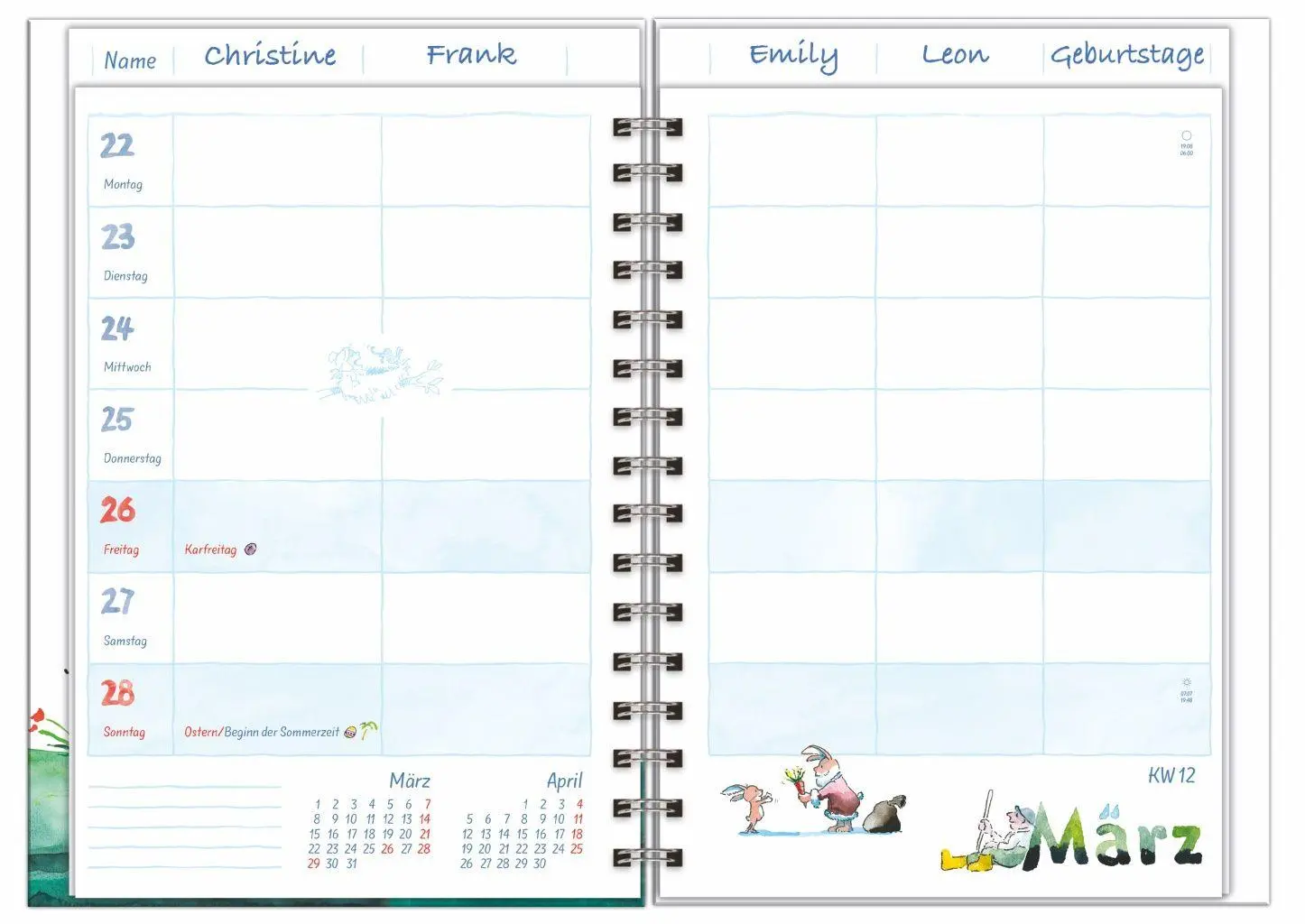 Bild: 9783756415274 | Helme Heine: Familienplaner-Buch A5 2027 | Heine Helme | Taschenbuch