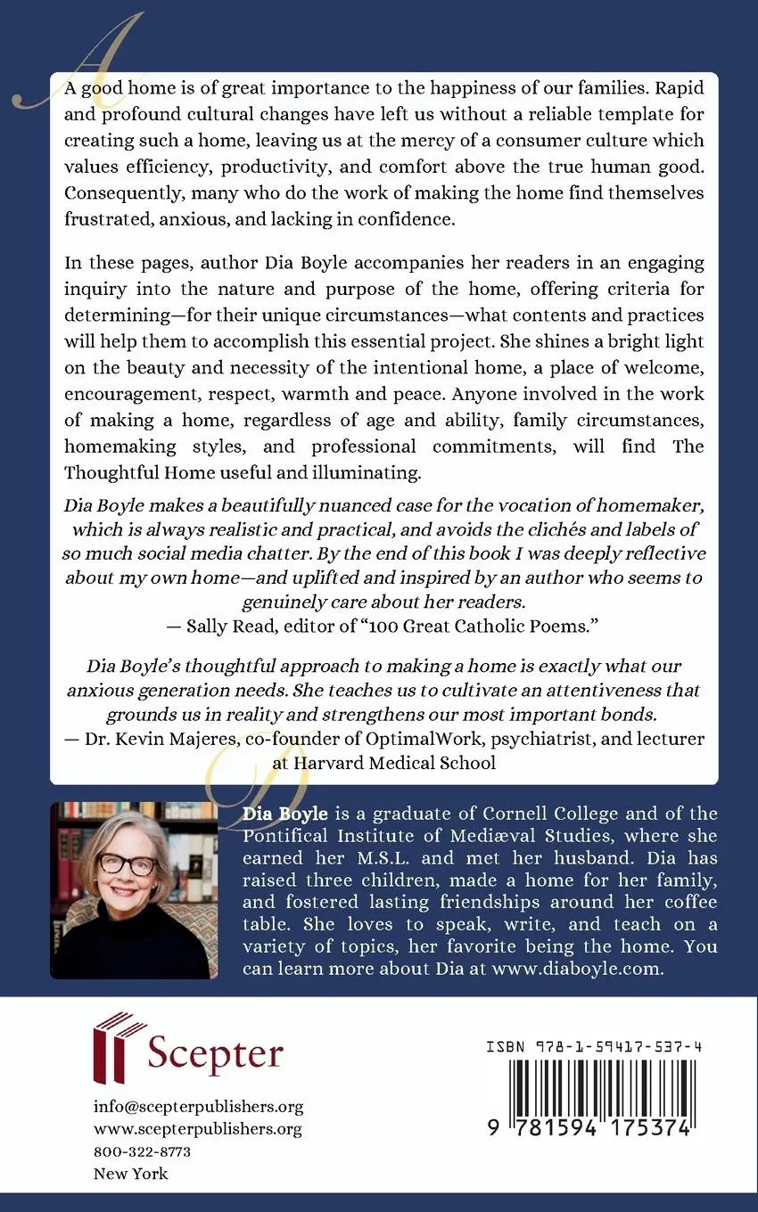 Rückseite: 9781594175374 | The Thoughtful Home | Dia Boyle | Taschenbuch | Englisch | 2024