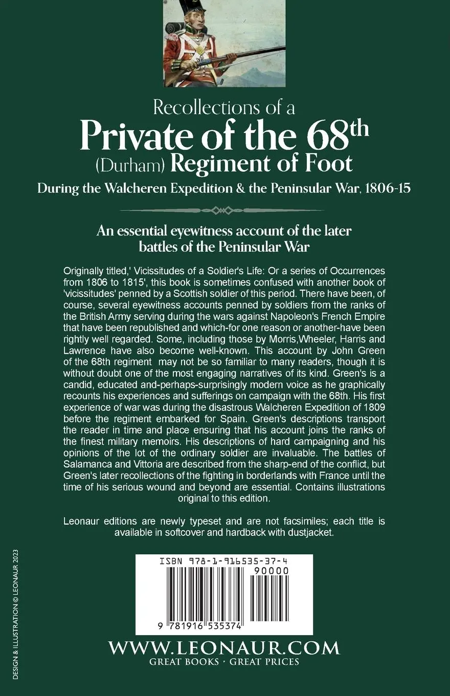 Rückseite: 9781916535374 | Recollections of a Private of the 68th (Durham) Regiment of Foot...
