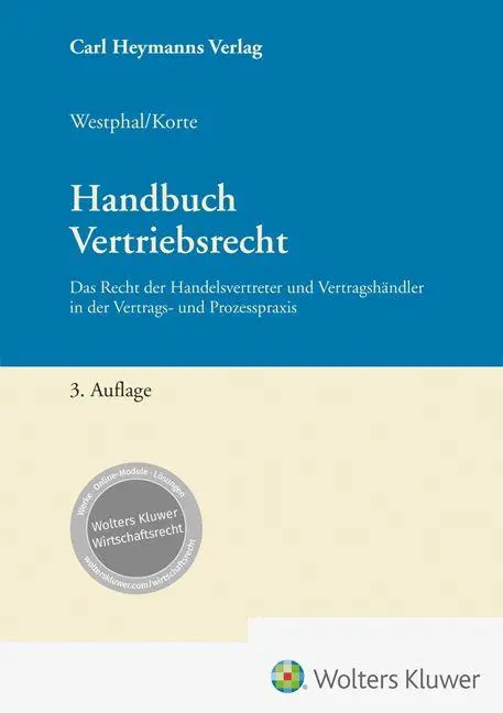 Cover: 9783452305374 | Handbuch Vertriebsrecht | Bernd Westphal (u. a.) | Taschenbuch | 2025