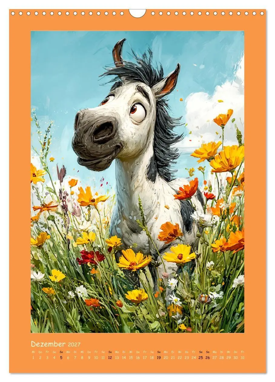 Bild: 9783516825374 | Glückliche Tiere. Ein lieblicher Kinderkalender (Wandkalender 2027...