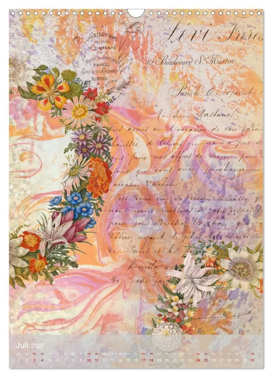 Bild: 9783569395374 | Der Scrapbook-Kalender:Fantasievolle Hintergründe zur kreativen...
