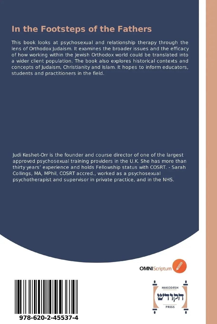 Rückseite: 9786202455374 | In the Footsteps of the Fathers | Judi Keshet-Orr (u. a.) | Buch