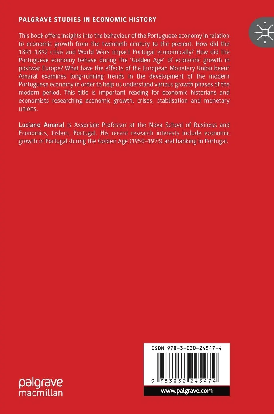 Rückseite: 9783030245474 | The Modern Portuguese Economy in the Twentieth and Twenty-First...