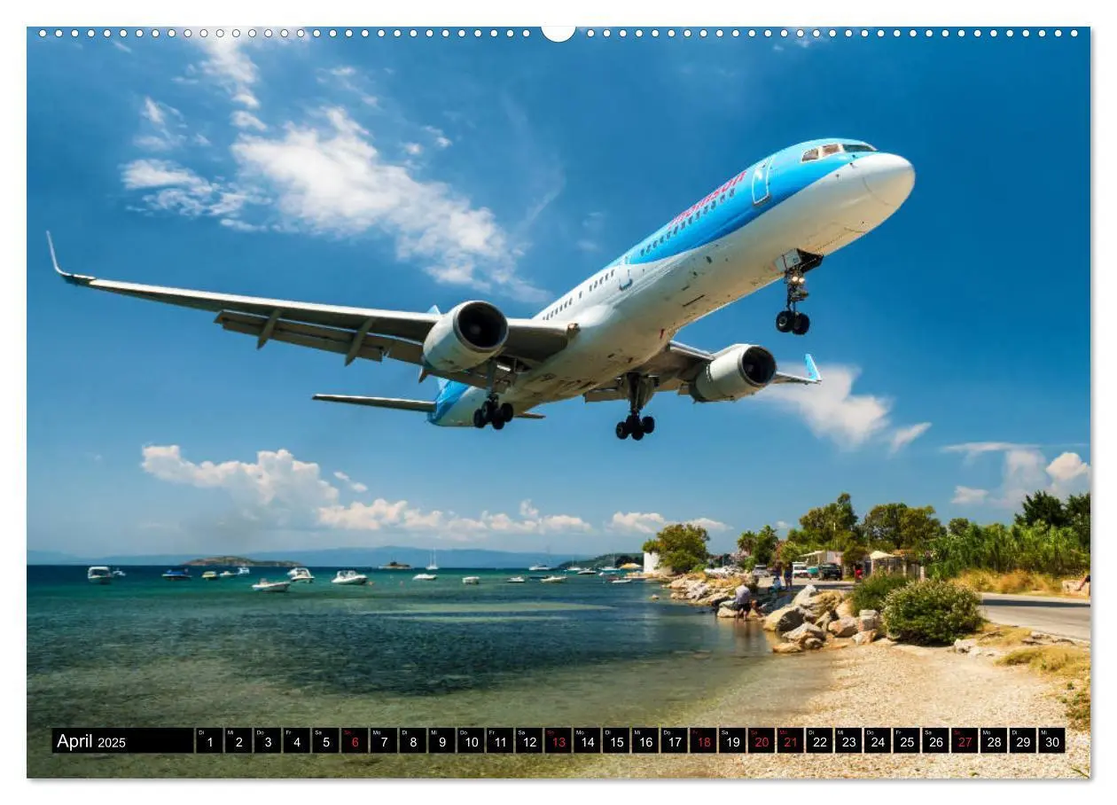 Bild: 9783435185474 | Flugzeugkalender (Wandkalender 2025 DIN A2 quer), CALVENDO...