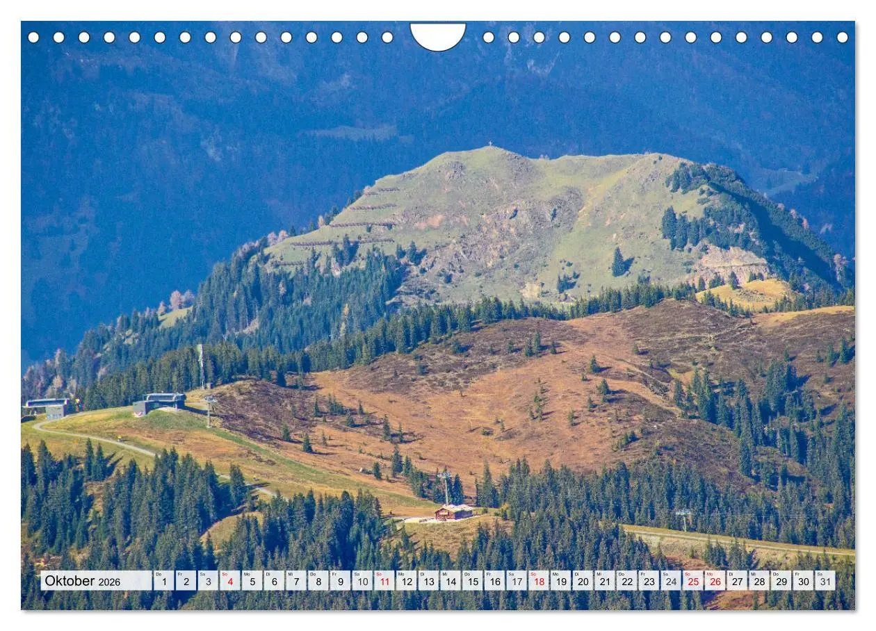 Bild: 9783457345474 | Grüße aus Saalbach (Wandkalender 2026 DIN A4 quer), CALVENDO...