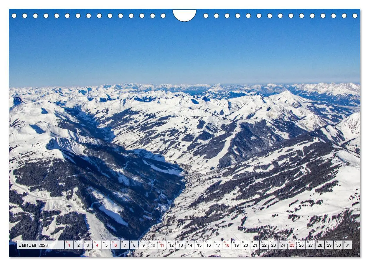 Bild: 9783457345474 | Grüße aus Saalbach (Wandkalender 2026 DIN A4 quer), CALVENDO...