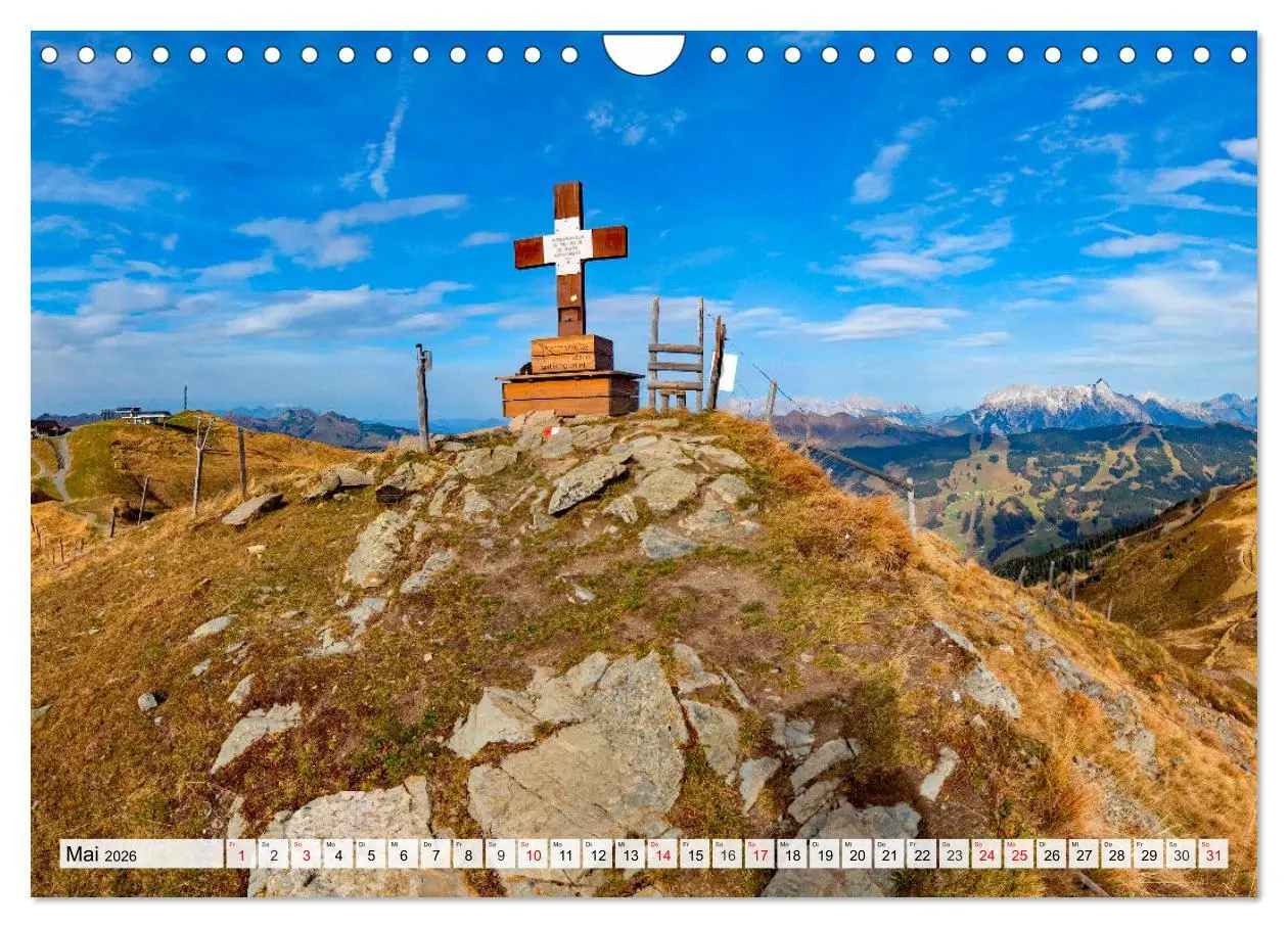 Bild: 9783457345474 | Grüße aus Saalbach (Wandkalender 2026 DIN A4 quer), CALVENDO...