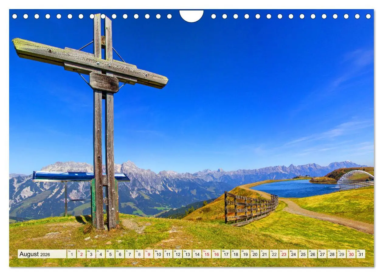 Bild: 9783457345474 | Grüße aus Saalbach (Wandkalender 2026 DIN A4 quer), CALVENDO...
