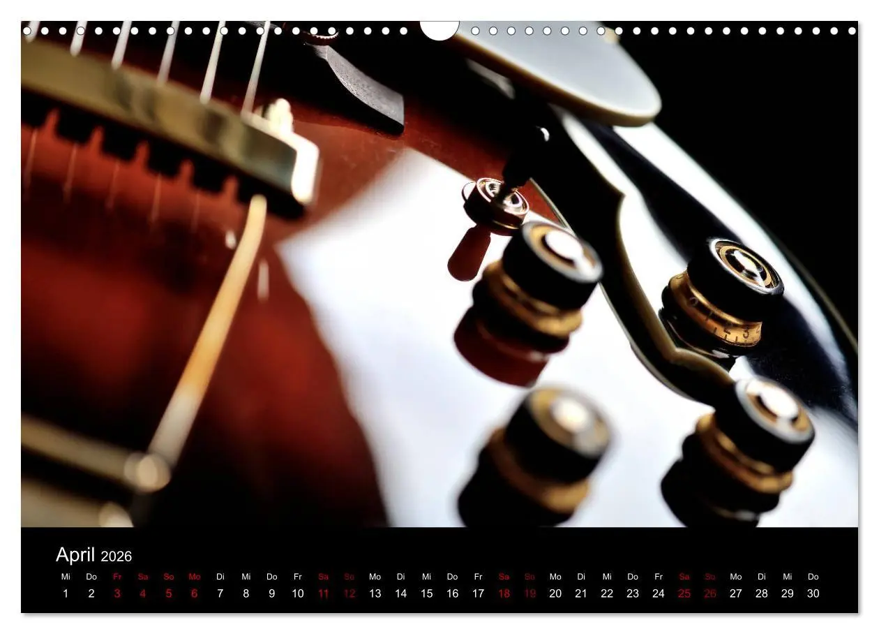Bild: 9783457895474 | Feinheiten - Alte Gitarren im Detail (Wandkalender 2026 DIN A3...