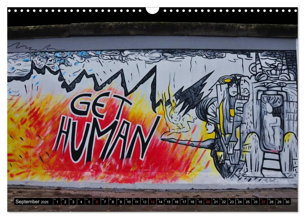 Bild: 9783516055474 | Berlin - Die East Side Gallery (Wandkalender 2026 DIN A3 quer),...