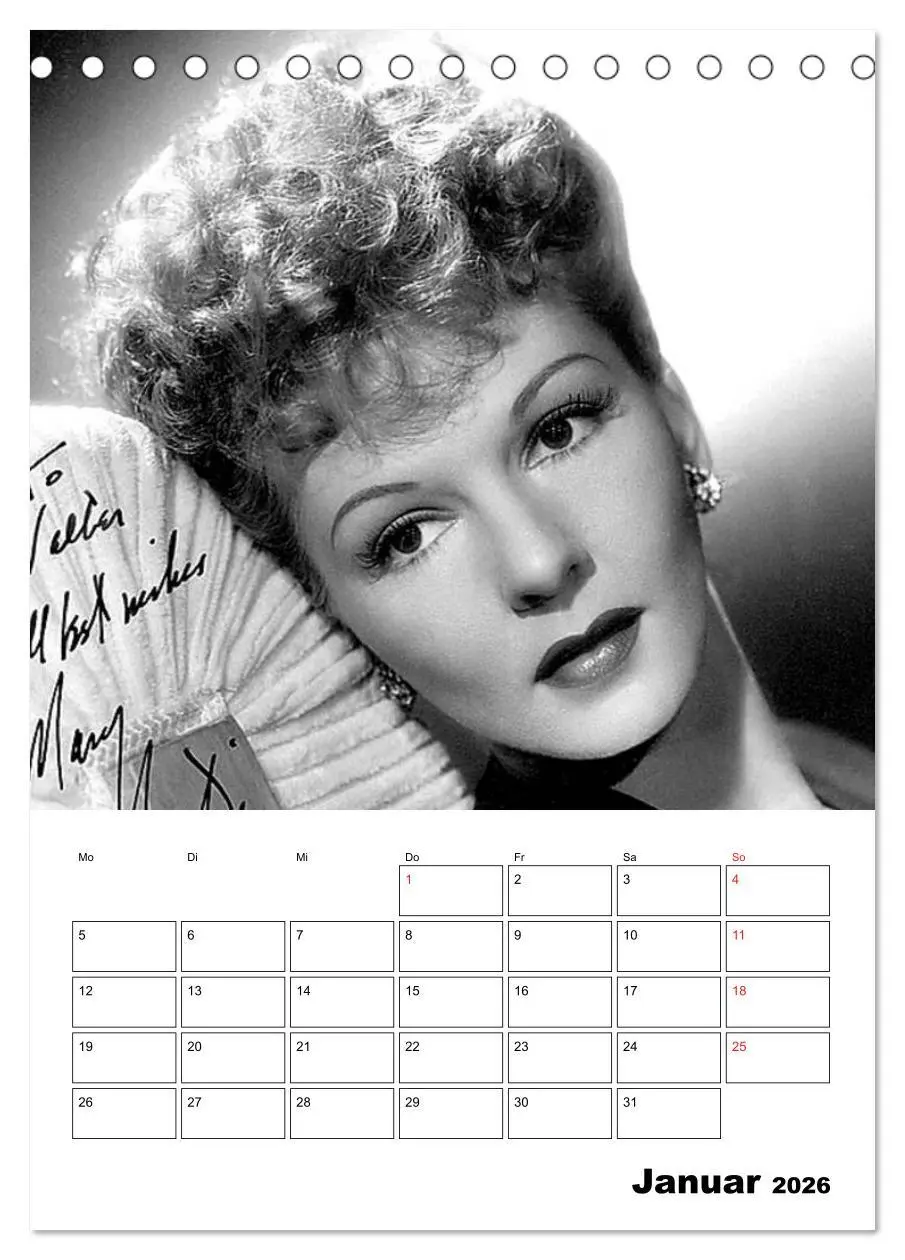 Bild: 9783516435474 | Legenden - Unvergessene Filmstars (Tischkalender 2026 DIN A5 hoch),...
