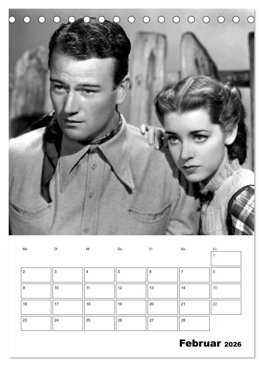 Bild: 9783516435474 | Legenden - Unvergessene Filmstars (Tischkalender 2026 DIN A5 hoch),...