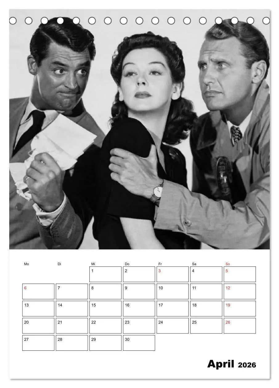 Bild: 9783516435474 | Legenden - Unvergessene Filmstars (Tischkalender 2026 DIN A5 hoch),...