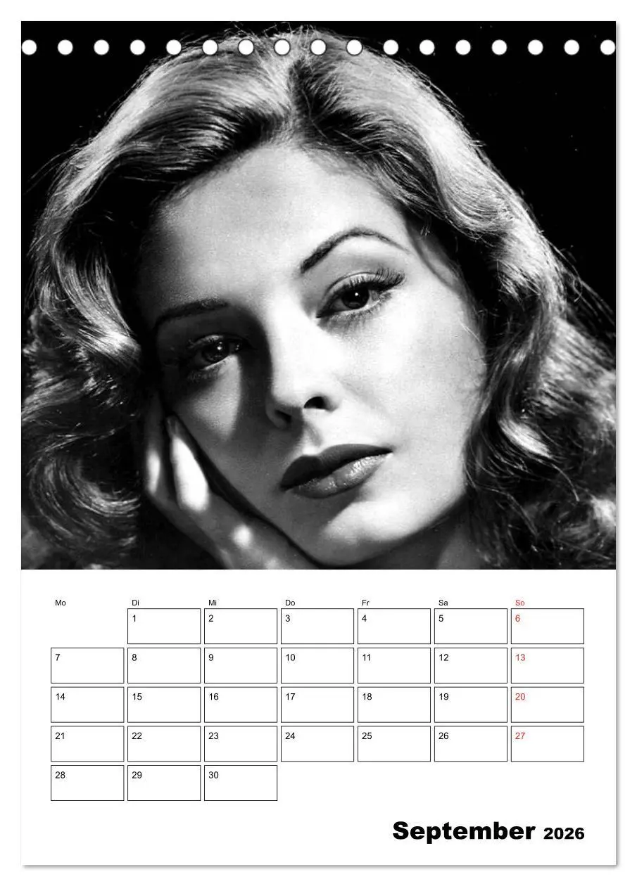 Bild: 9783516435474 | Legenden - Unvergessene Filmstars (Tischkalender 2026 DIN A5 hoch),...