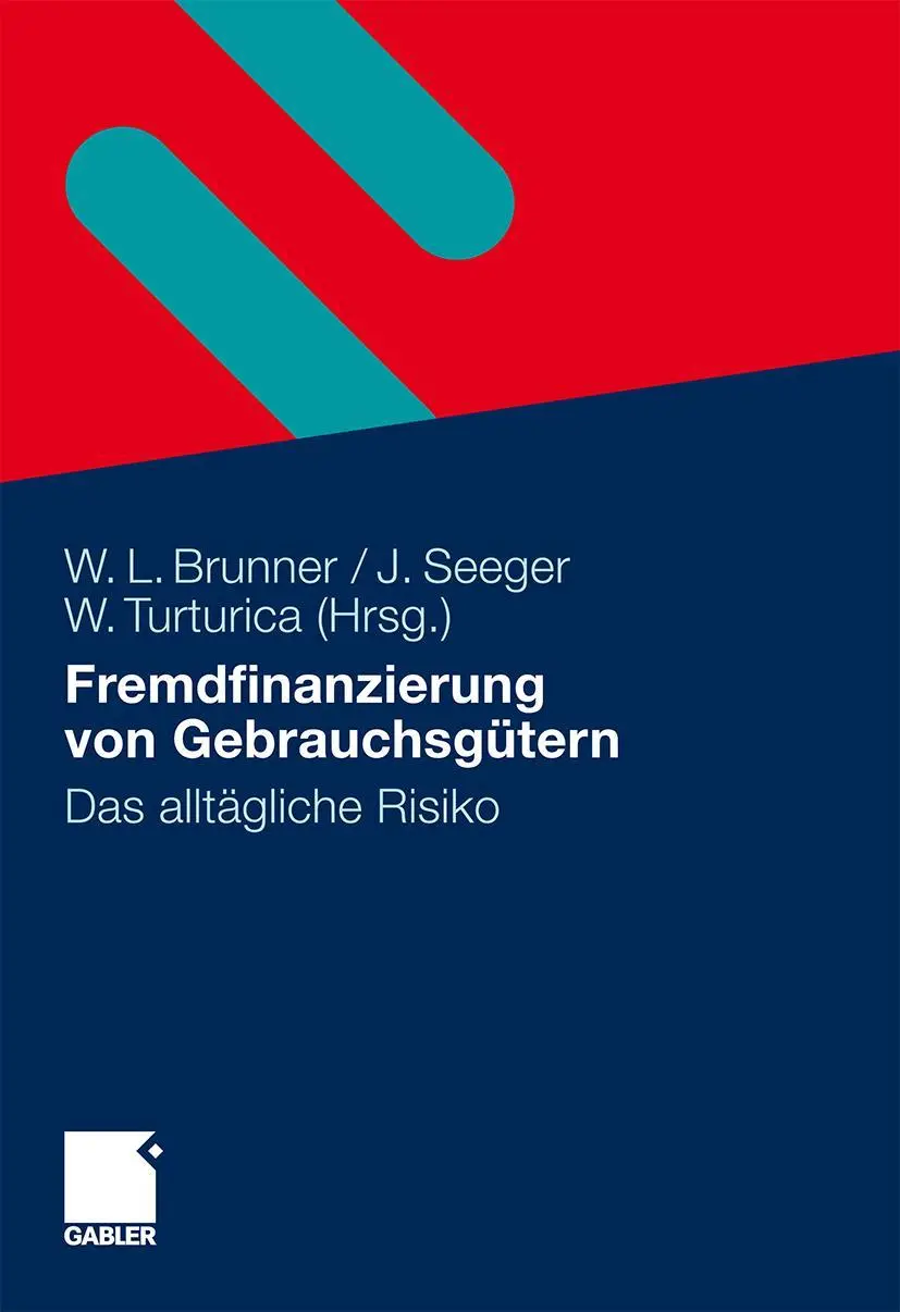 Cover: 9783834915474 | Fremdfinanzierung von Gebrauchsgütern | Das alltägliche Risiko | Buch