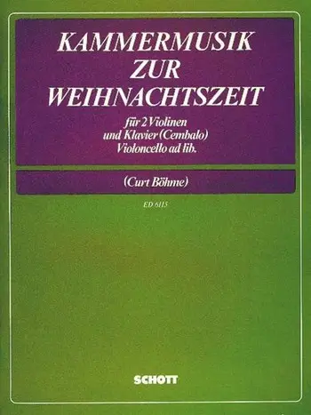 Cover: 9790001065474 | Kammermusik zur Weihnachtszeit | Buch | 76 S. | Deutsch | 1984