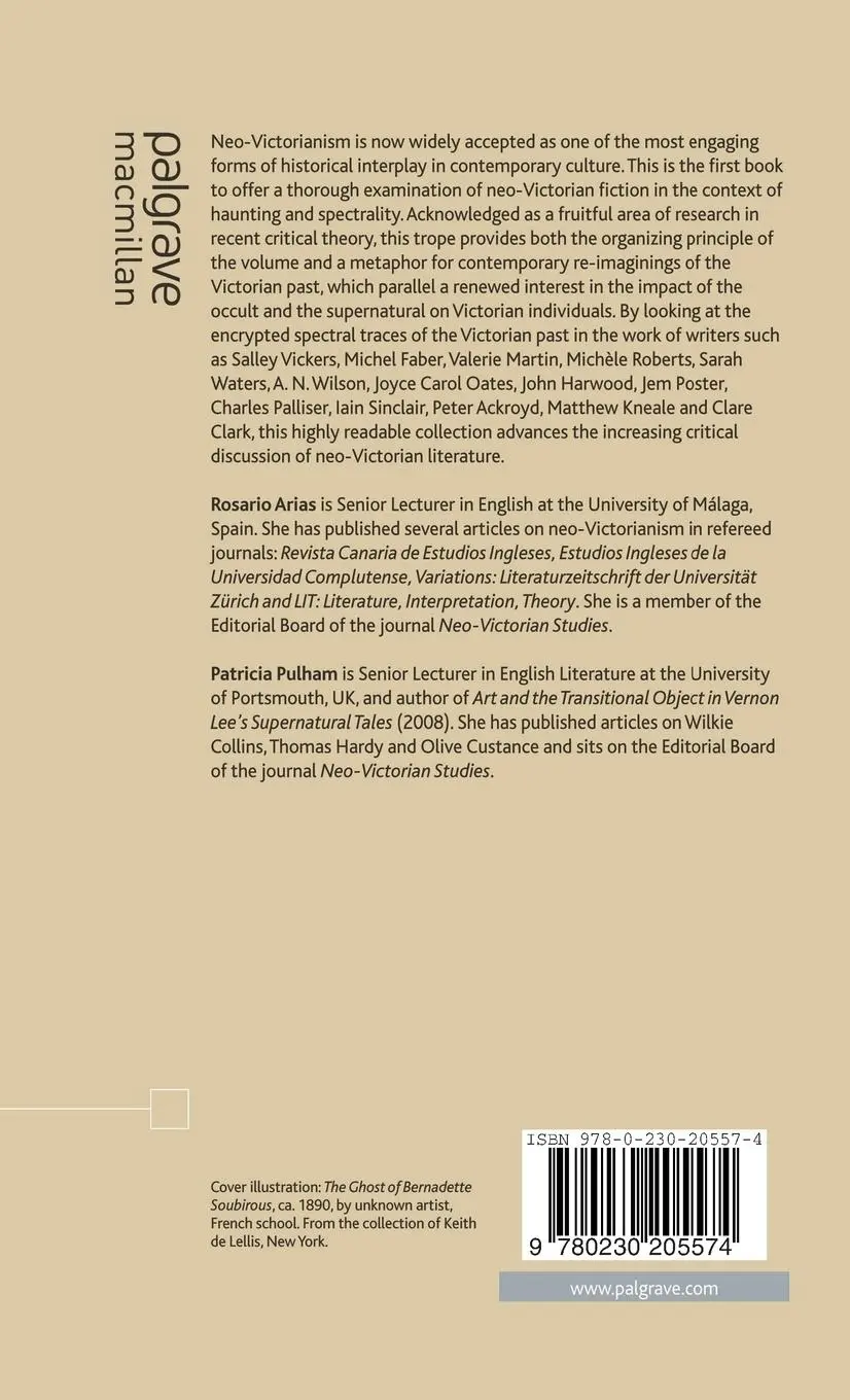 Rückseite: 9780230205574 | Haunting and Spectrality in Neo-Victorian Fiction | P. Pulham (u. a.)