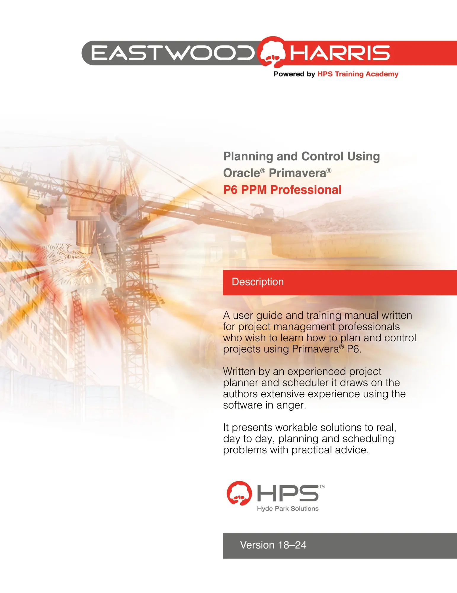 Cover: 9780648635574 | Planning and Control Using Oracle Primavera P6 Versions 18 to 24...