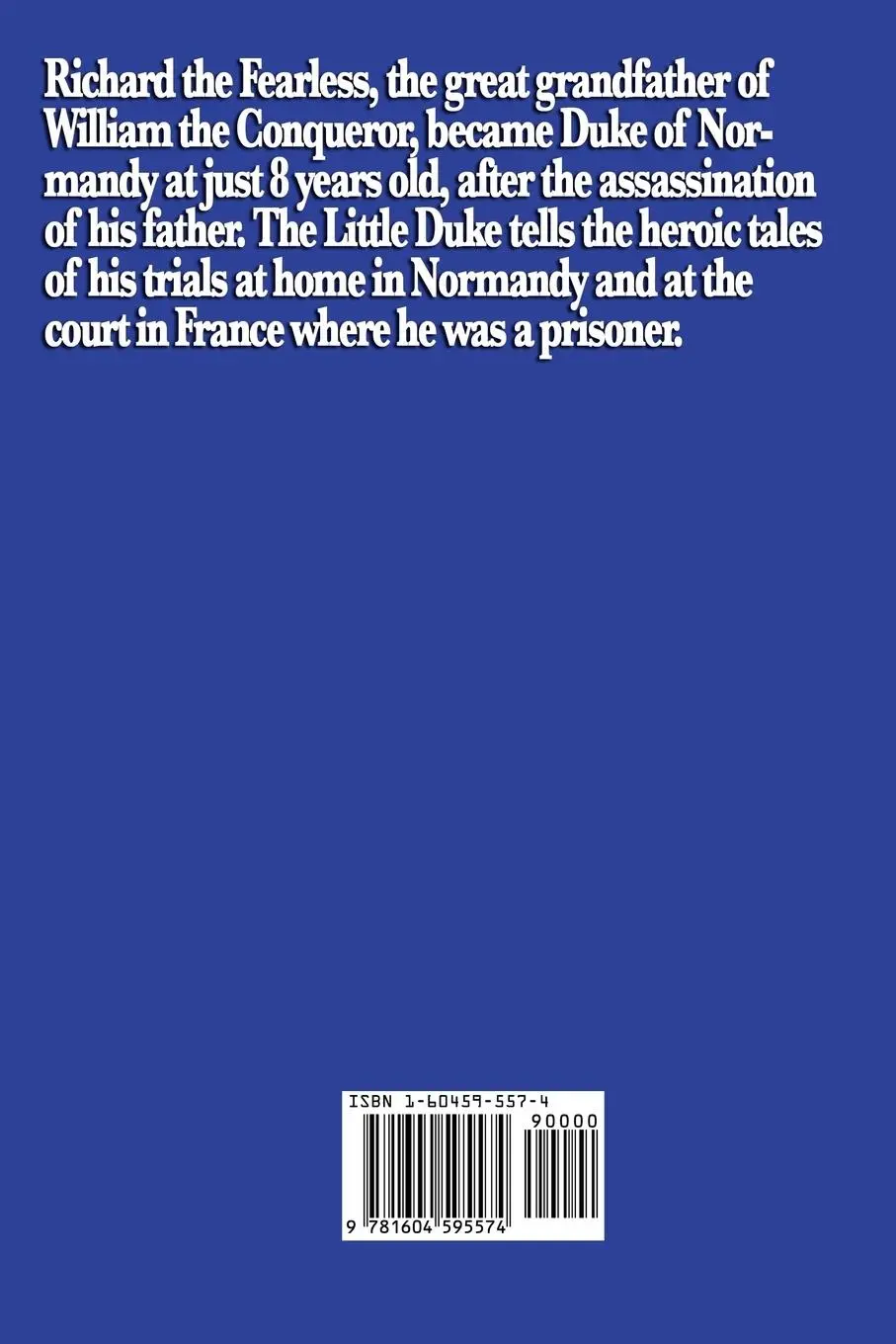Rückseite: 9781604595574 | The Little Duke | A Historical Tale of Courage in Medieval Normandy