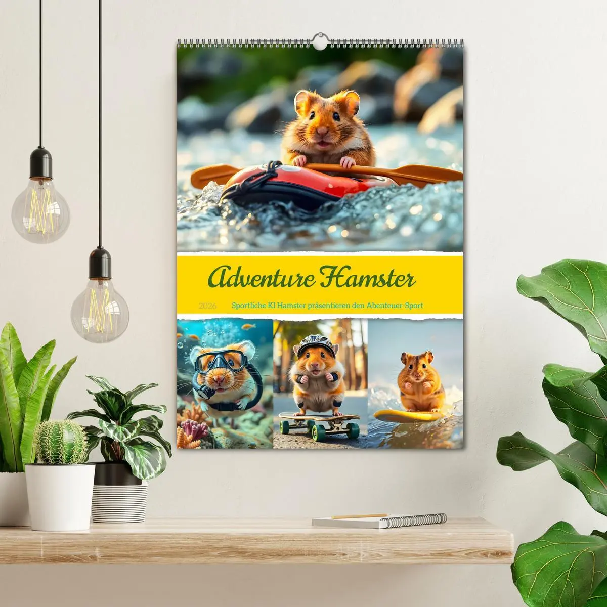 Bild: 9783457265574 | Adventure Hamster - Sportliche KI Hamster präsentieren den...