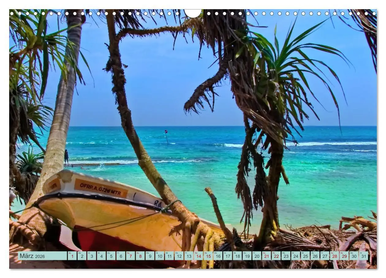 Bild: 9783457645574 | Sri Lanka, Palmen, Strand und Meer (Wandkalender 2026 DIN A3 quer),...