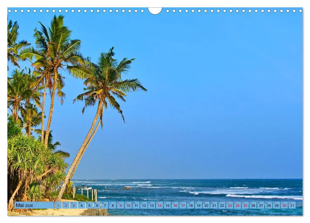 Bild: 9783457645574 | Sri Lanka, Palmen, Strand und Meer (Wandkalender 2026 DIN A3 quer),...