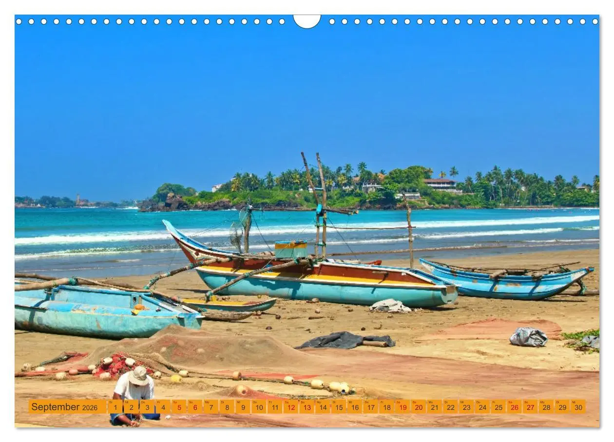 Bild: 9783457645574 | Sri Lanka, Palmen, Strand und Meer (Wandkalender 2026 DIN A3 quer),...