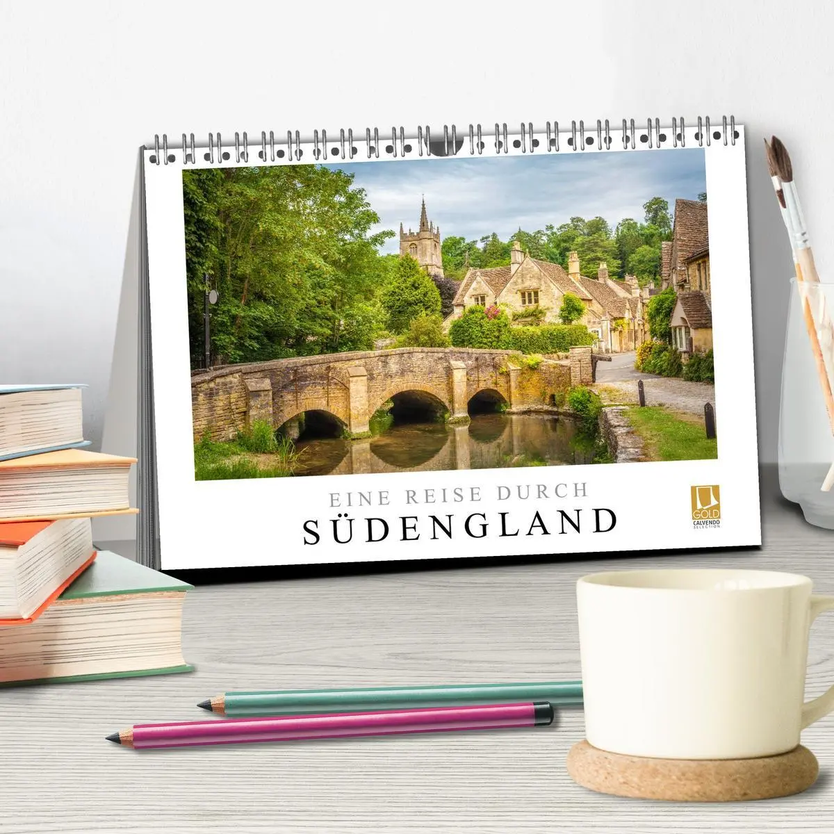 Bild: 9783516115574 | Eine Reise durch Südengland (Tischkalender 2026 DIN A5 quer),...