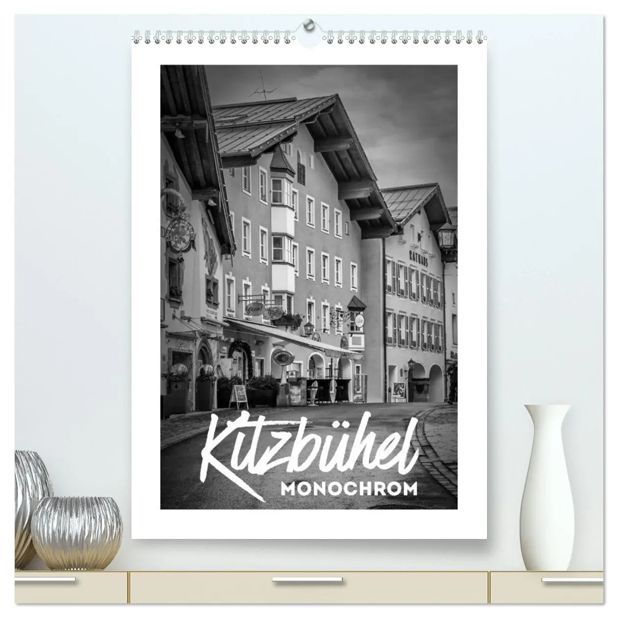 Cover: 9783516425574 | Kitzbühel Monochrom (hochwertiger Premium Wandkalender 2026 DIN A2...
