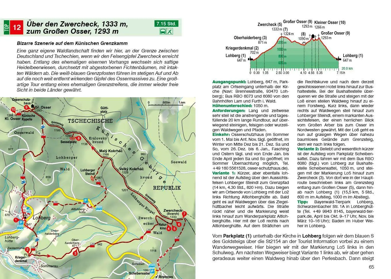 Bild: 9783763315574 | ROTHER Wanderführer Bayerischer Wald. 54 Touren um Cham, Bodenmais,...