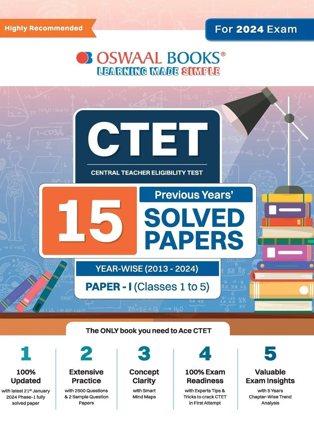 Cover: 9789359585574 | Oswaal CTET (Central Teachers Eligibility Test) Paper-I Classes 1 -...