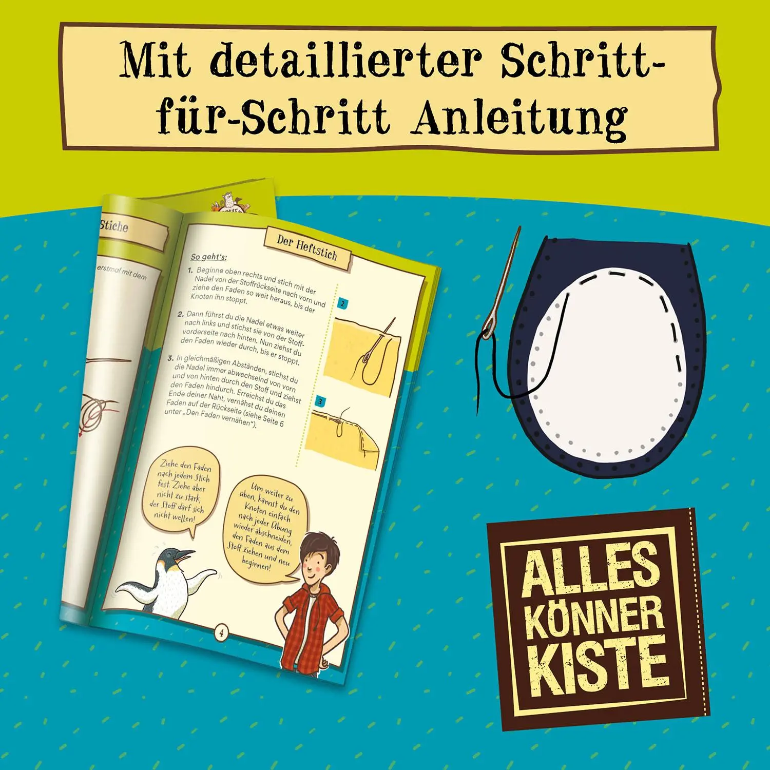 Bild: 4002051605674 | Näh-Spaß mit Juri | Bastel-Set | Spiel | 605674 | Deutsch | 2025